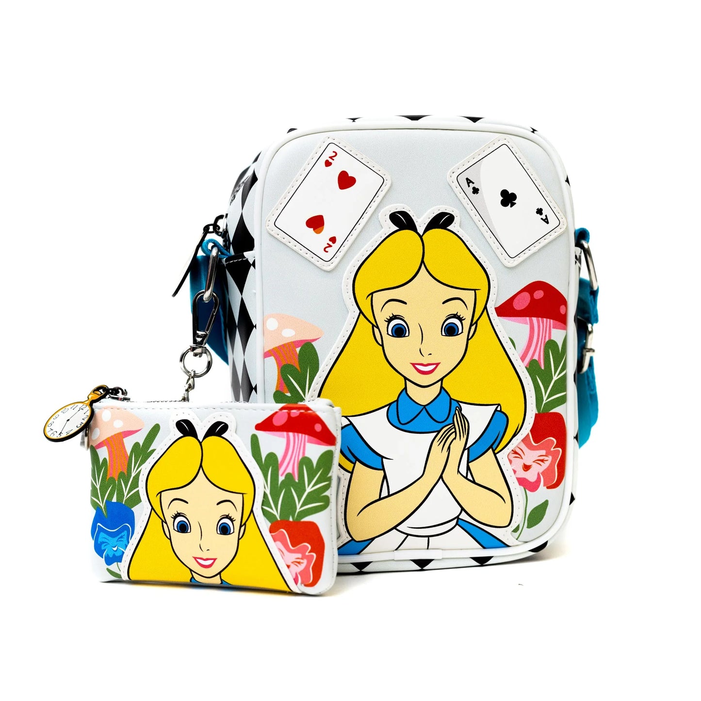 Alice in Wonderland Crossbody Bag and Wallet